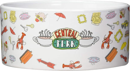 Warner Bros Friends TV Show Joey Doesn'T Share Food Ceramic Dog Food Bowl