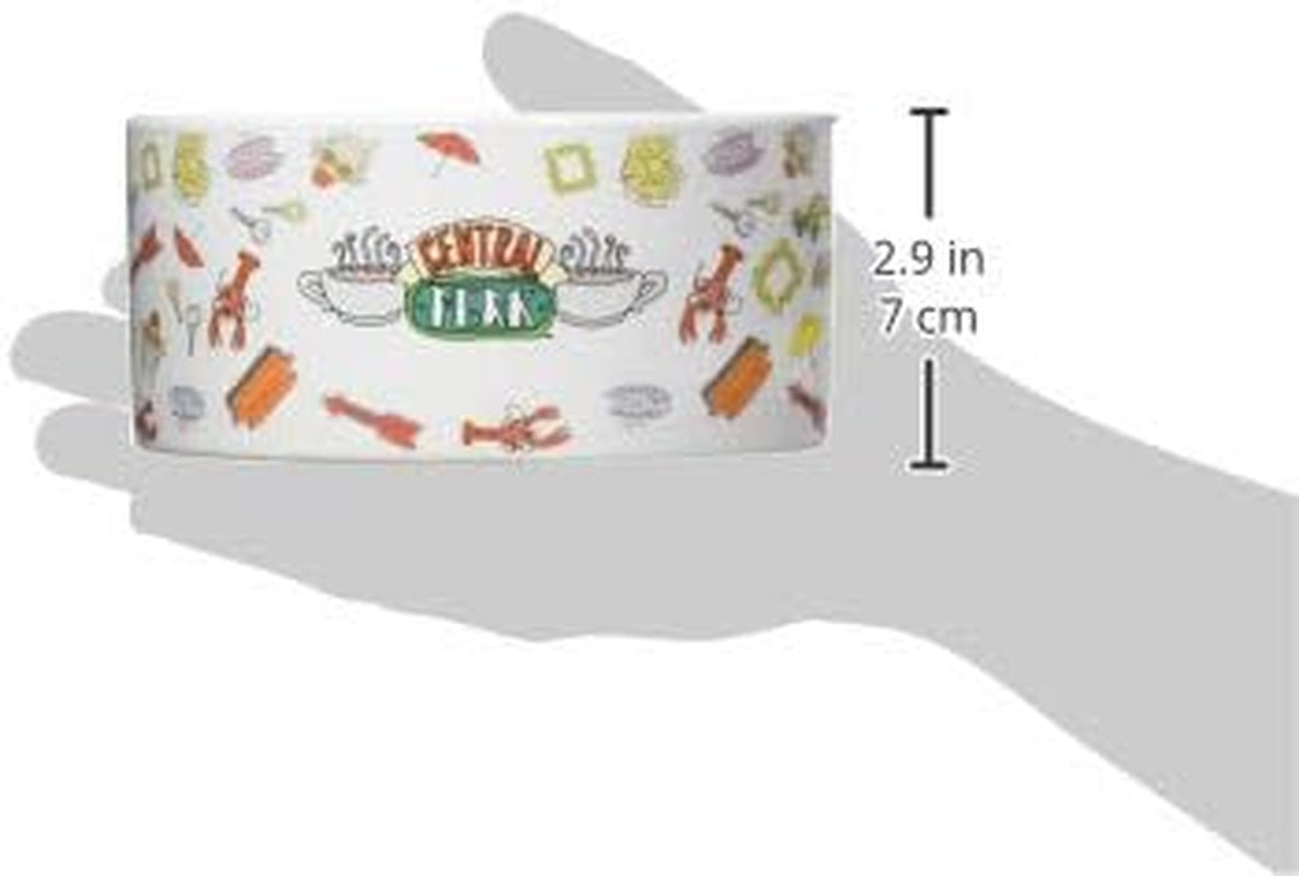 Warner Bros Friends TV Show Joey Doesn'T Share Food Ceramic Dog Food Bowl